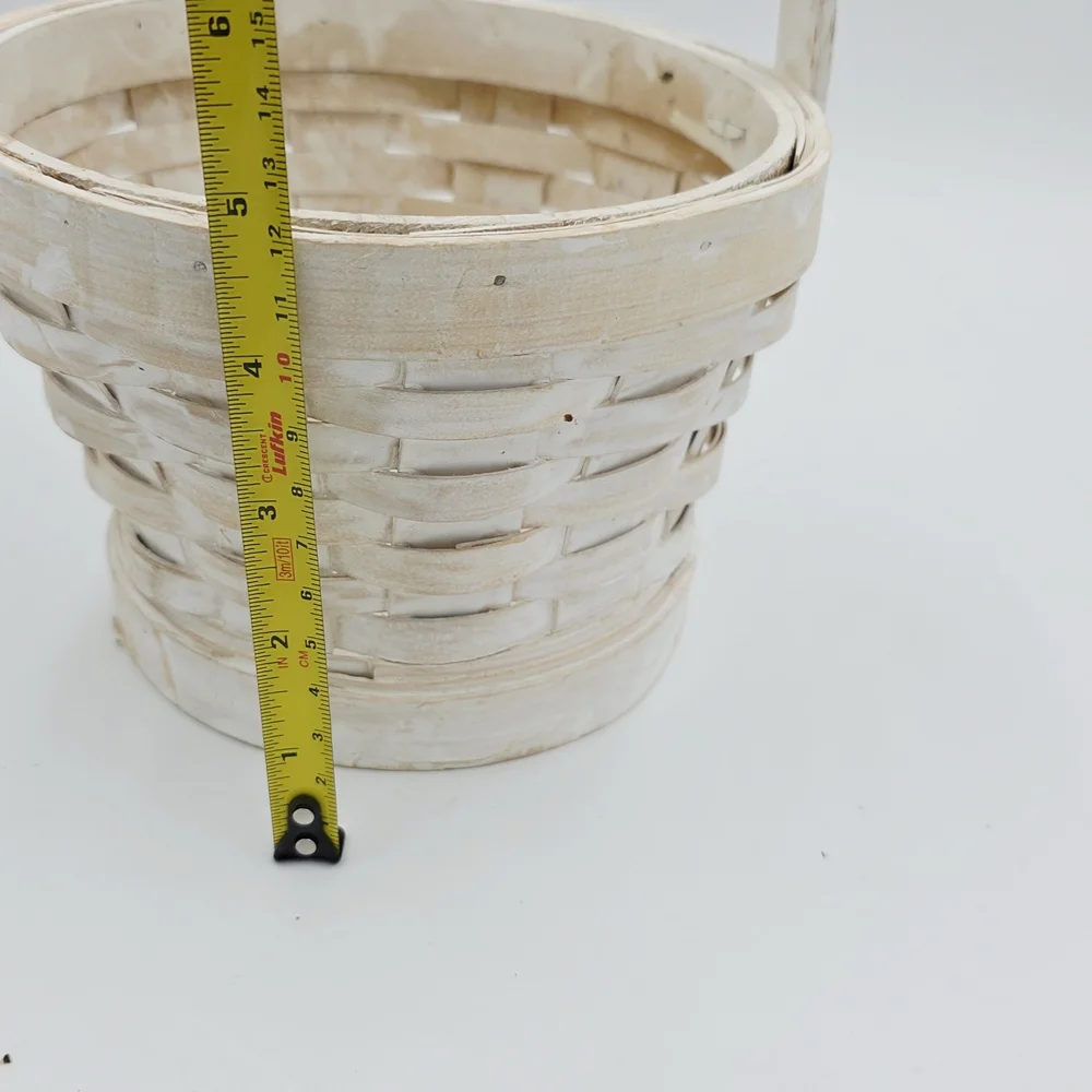 Rustic‎ White Woven Basket